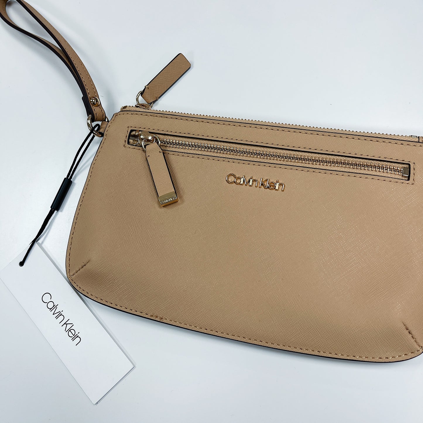 "Calvin Klein" Leather Clutch Bag