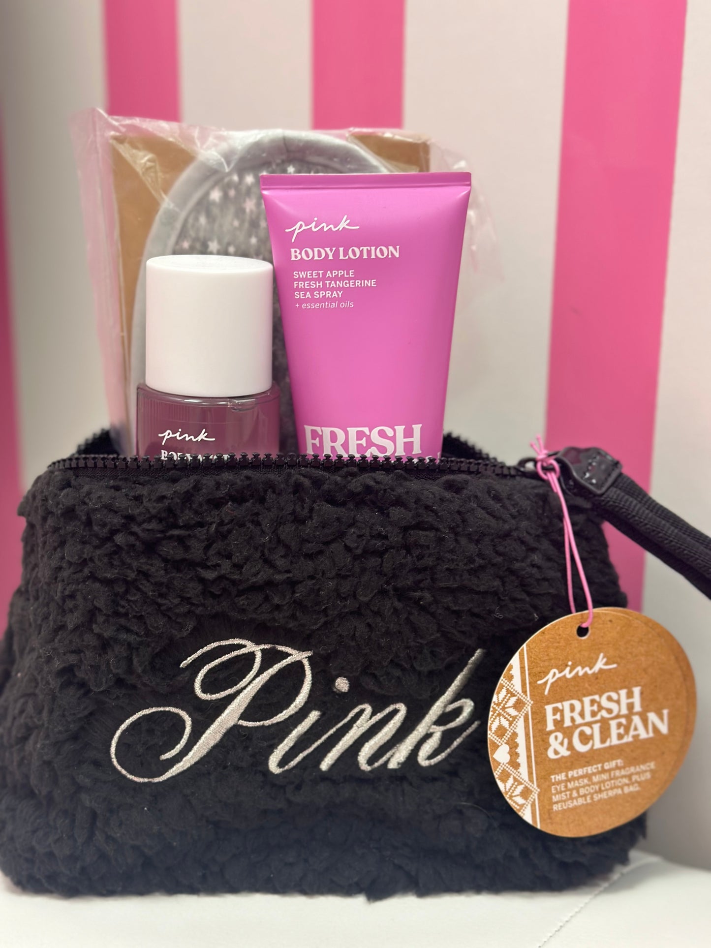 Pink Body Mist&Lotion set