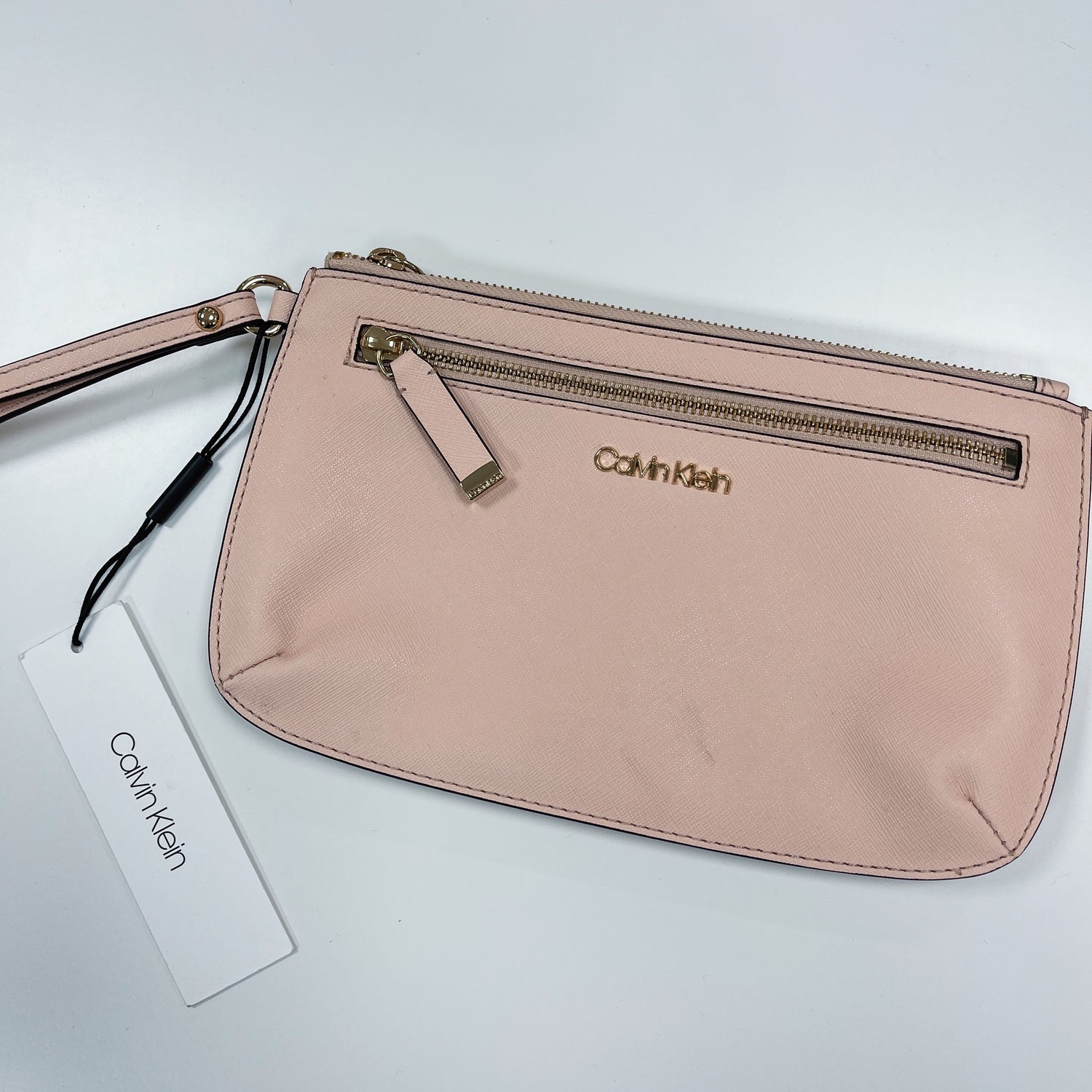 NWT CALVIN KLEIN Novelty Cork Clutch Purse Shoulder Bag Handbag Gold $65.00  - PicClick